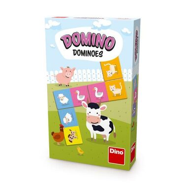 DINO Domino Zvířátka / Délka hry: 15 min. / Počet hráčů: 2 / od 3 let