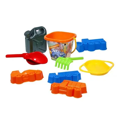 DINO Tatra pískový set kanystr 9 ks / Hračky na písek 
