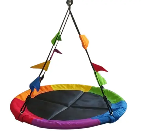 2Kids Toys Houpačka Čapí hnízdo s vlajkami barevné / od 3 let