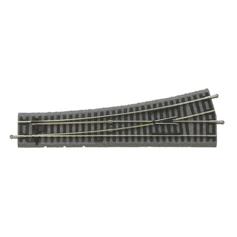 Piko 55420 Výhybka WL jednoduchá (G239|R9) levá s podložím / Měřítko: H0 (1:87) / Úhel: 15° / od 14 let 