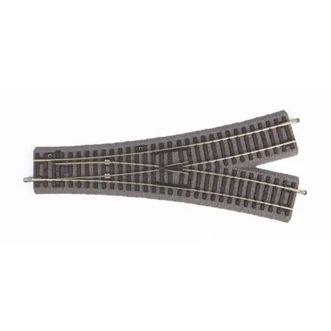 Piko 55426 Výhybka WY symetrická (R9) s podložím / Měřítko: H0 (1:87) / Úhel: 15° / od 14 let 