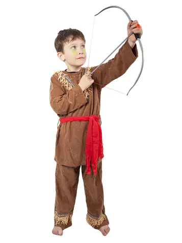 RAPPA Dětský kostým Indián s šátkem (M) / 6-8 let (116-128 cm)