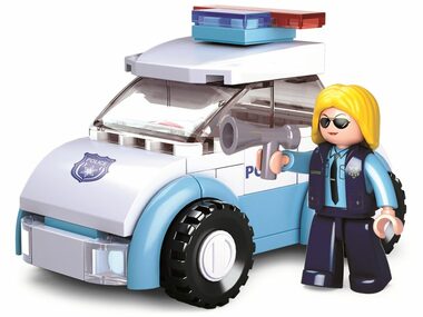 Sluban Girls Dream Holidays M38-B0600B Policistka s vozem / LEGO - kompatibilní / Počet figurek|dílků: 1|69 / od 6 let