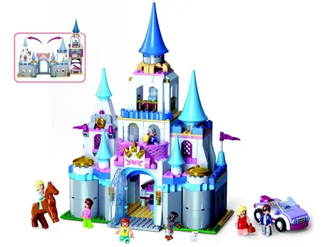 Sluban Girls Dream Holidays M38-B0610 Romantický zámek / LEGO - kompatibilní / Počet figurek|dílků: 6|818 / od 6 let