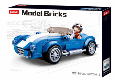 Sluban Modely M38-B0706A Sportovní kabriolet / LEGO - kompatibilní / Počet figurek|dílků: 1|169 / od 6 let