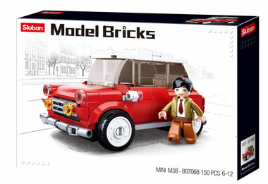 Sluban Model Bricks M38-B0706B Mini vůz / LEGO - kompatibilní / Počet figurek|dílků: 1|150 / od 6 let