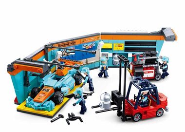 Sluban Racing Team M38-B0765 Servis formule / LEGO - kompatibilní / Počet figurek|dílků: 5|543 / od 6 let