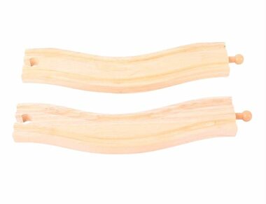 Bigjigs Rail Obloukové koleje 22cm 2ks / od 3 let