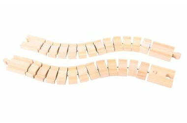 Bigjigs Rail Ohebná kolej 2 kusy / od 3 let