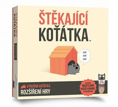 Asmodee Výbušná koťátka - 3. rozšíření Štěkající koťátka / Délka hry 15 minut / Počet hráčů 2 - 5 / od 7 let