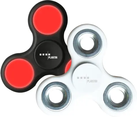 PLANTIN Double Fidget Spinner Set černá a bílá