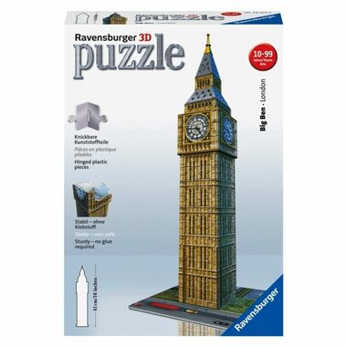 Ravensburger 3D Puzzle Big Ben / 216 dílků / od 10 let