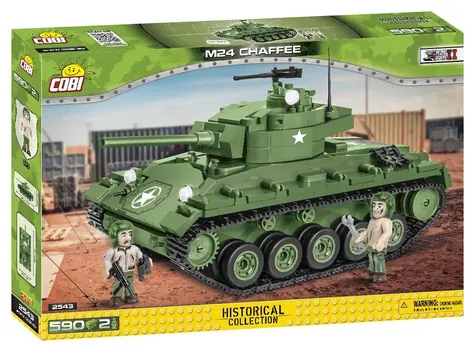 COBI 2543 M24 Chaffee WW II / 590 dílů / 2 figurky / od 6 let