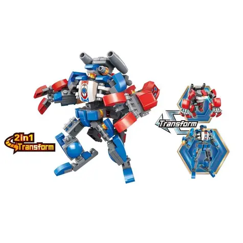 Qman MechaCorbs 3101-2 Blast Fighter 2v1 / Stavebnice / 168 dílků / od 6 let