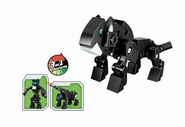Qman Multivariant Combat Team 2103-3 Leopard 3v1 / Stavebnice / 34 dílků / od 6 let