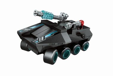 Qman Shadow Pulse Combat Vehicle 1413-7 Vozidlo Stumpanzer s dělem / Stavebnice / 93 dílků / od 6 let