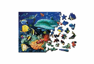 Wooden City 3D Puzzle Dobrodružství pod hladinou L / 400 dílů / od 8 let