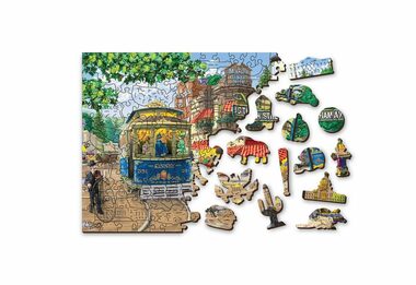 Wooden City 3D Puzzle Viktoriánská ulice L / 400 dílů / od 8 let
