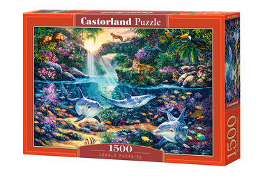 Castorland 151875 Ráj v džungli / 1500 dílků / od 9 let
