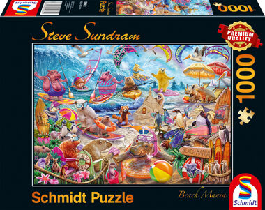 SCHMIDT Puzzle Plážová mánie / 1000 dílků / od 12 let