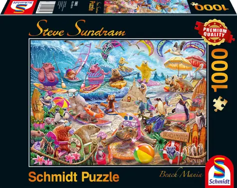SCHMIDT Puzzle Plážová mánie / 1000 dílků / od 12 let