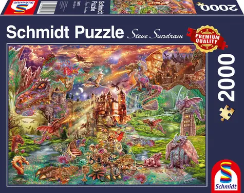 SCHMIDT Puzzle Dračí poklad / 2000 dílků / od 12 let