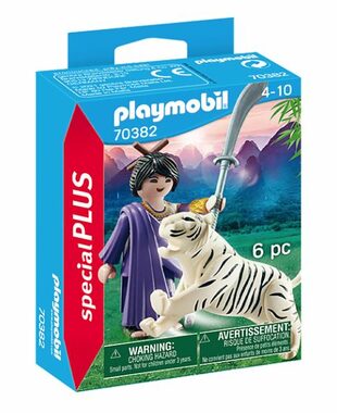 Playmobil® Special Plus 70382 Asijská bojovnice s tygrem / od 4 let