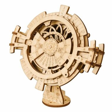 RoboTime 3D dřevěné mechanické puzzle Stolní kalendář / od 14 let / 26 dílků / Obtížnost: nízká