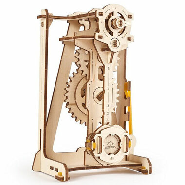 Ugears 3D dřevěné mechanické puzzle STEM výukové kyvadlo / od 14 let / 92 dílků / Obtížnost: nízká