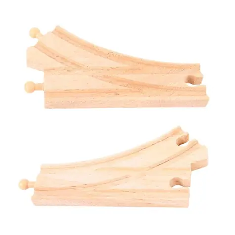 Bigjigs Rail Standartní výhybka 2 ks / od 3 let