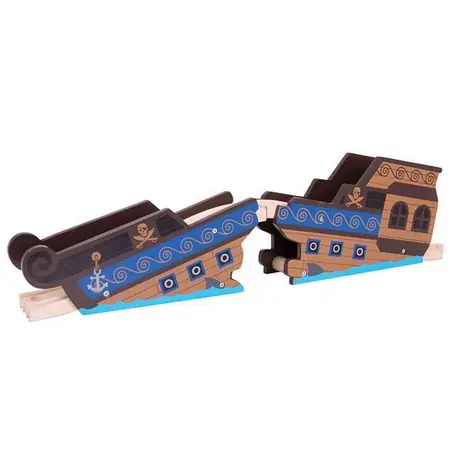Bigjigs Rail Most vrak lodi / od 3 let