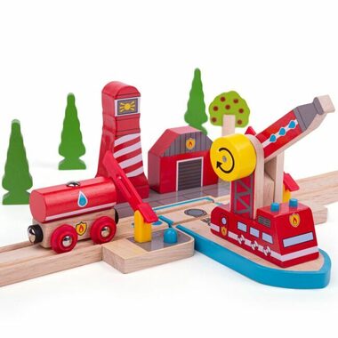 Bigjigs Rail Hasiči mořští záchranáři / od 3 let
