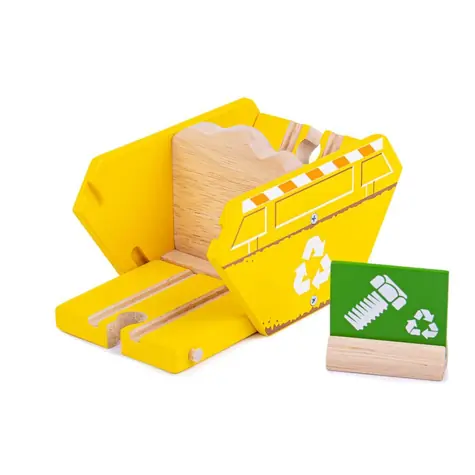 Bigjigs Rail Kontejner recyklace / od 3 let