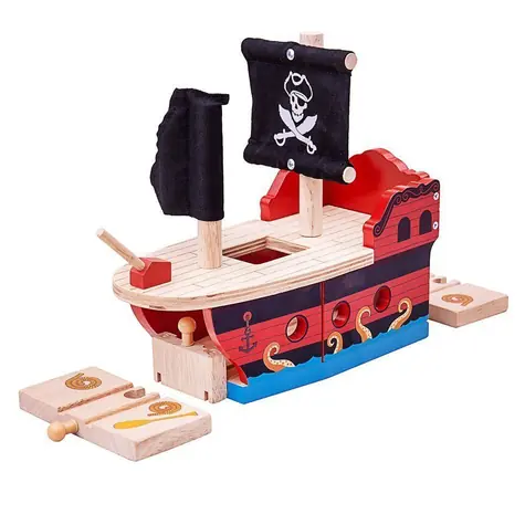 Bigjigs Rail Pirátská galéra / od 3 let