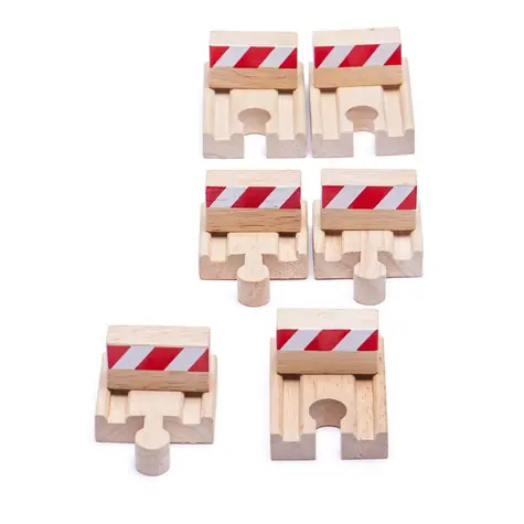 Bigjigs Rail Nárazníky 6 ks / od 3 let