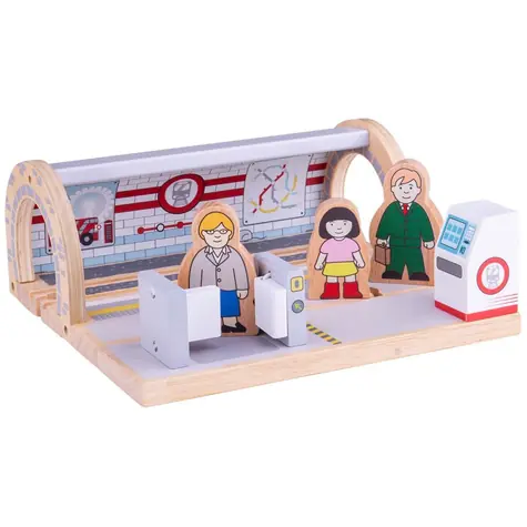 Bigjigs Rail Stanice metra / od 3 let