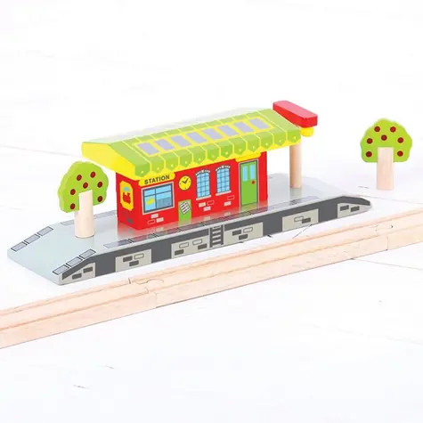 Bigjigs Rail Venkovské nádraží / od 3 let