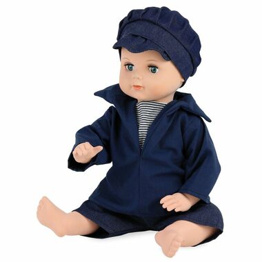 Petitcollin Marin Koupací panenka 40 cm (modré oči) / od 3 let