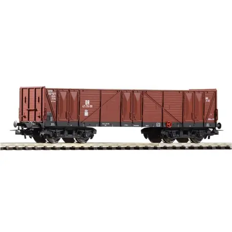 Piko 57782 Vysokostěnný vagón OOr47 DR III / Měřítko:H0 (1:87) / Délka: 157 mm / Rádius: 358 mm / od 14 let 
