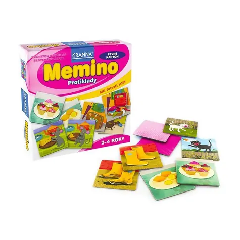 Granna Memino / Naučná hra / Počet hráčů: 1-4 / Doba hraní: 15-60 min / od 2 let