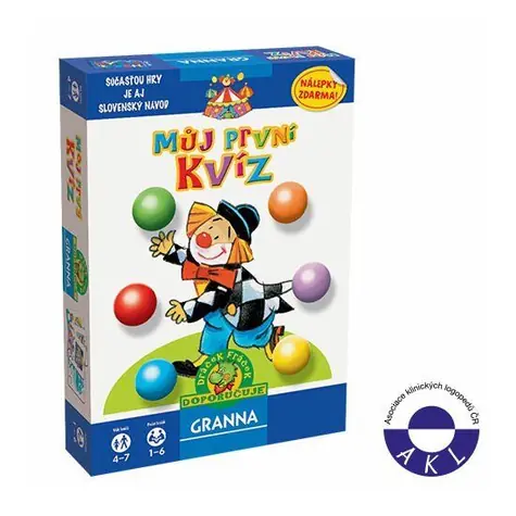 Granna Můj první kvíz / Dětská hra / Počet hráčů: 1-6 / od 4 let