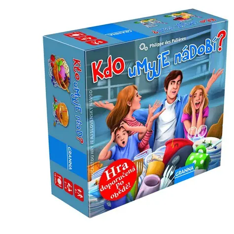 Granna Kdo umyje nádobí? / Rodínná hra / Počet hráčů: 2-4 / od 6 let