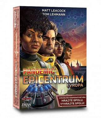 Pandemic: Epicentrum - Evropa / Délka hry: 30 minut / Počet hráčů: 2 - 4 / od 8 let