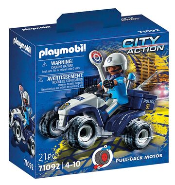 Playmobil® City Action 71092 Policejní rychlostní čtyřkolka / Počet dílků: 21 / od 4 let