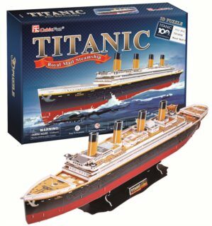CubicFun 3D puzzle Titanic / 113 dílů / 80 x 11 x 20 cm / od 8 let