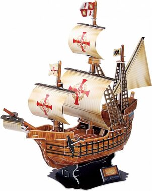 CubicFun 3D puzzle Santa Maria / 113 dílů / 44 x 16 x 39 cm / od 3 let