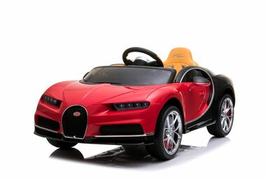 Eljet Dětské elektrické auto Bugatti Chiron červená / 70 W / Rychlost: 3-7 km-h / Nosnost: 30kg