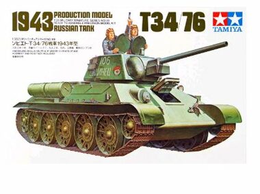 TAMIYA 35059 T-34/76 (1943) / Plastikový model / 1:35 