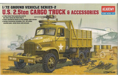 ACADEMY 13402 US Cargo Truck &¦ Accessory / Plastikový model / 1:72