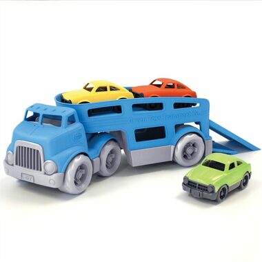 Green Toys tahač s auty / od 3 let